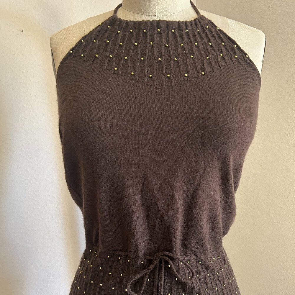 Lauren Moffat Cashmere Halter Medium